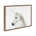 Sylvie Unicorn Framed Canvas by Simon Te of Tai Prints