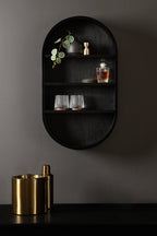 Hutton Wood Capsule Wall Shelf