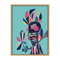 Sylvie Cockatoo Framed Canvas by Rachel Lee of My Dream Wall