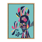Sylvie Cockatoo Framed Canvas by Rachel Lee of My Dream Wall