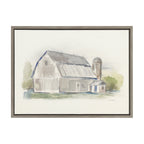 Sylvie Barn 2 Framed Canvas by Patricia Shaw