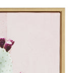 Sylvie Cactus 25 Framed Canvas by Amy Peterson