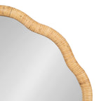 Rahfy Scallop Framed Wall Mirror