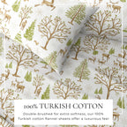 Turkish Cotton Flannel Sheet - Lakeview Collection
