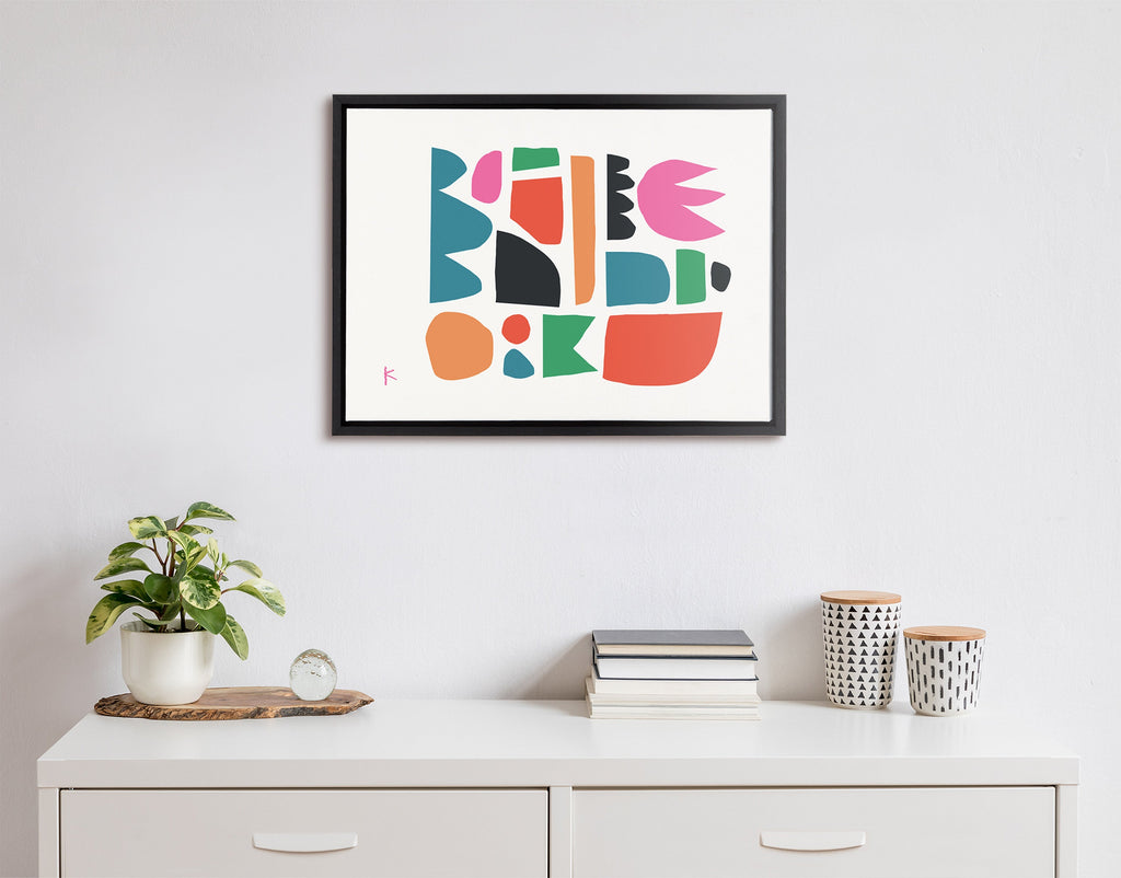Sylvie Spring Framed Canvas by Kelly Knaga