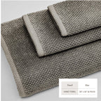 Cotton Textured Bath Towel Set - Acacia Collection