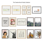 Sylvie Modern Botanical Vase Framed Canvas Set by The Creative Bunch Studio
