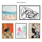 Sylvie Beach II Framed Canvas by Nikki Chu