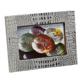 Red Pomegranate 120-2 crock 5 x 7 in Nil grey Photo Frame
