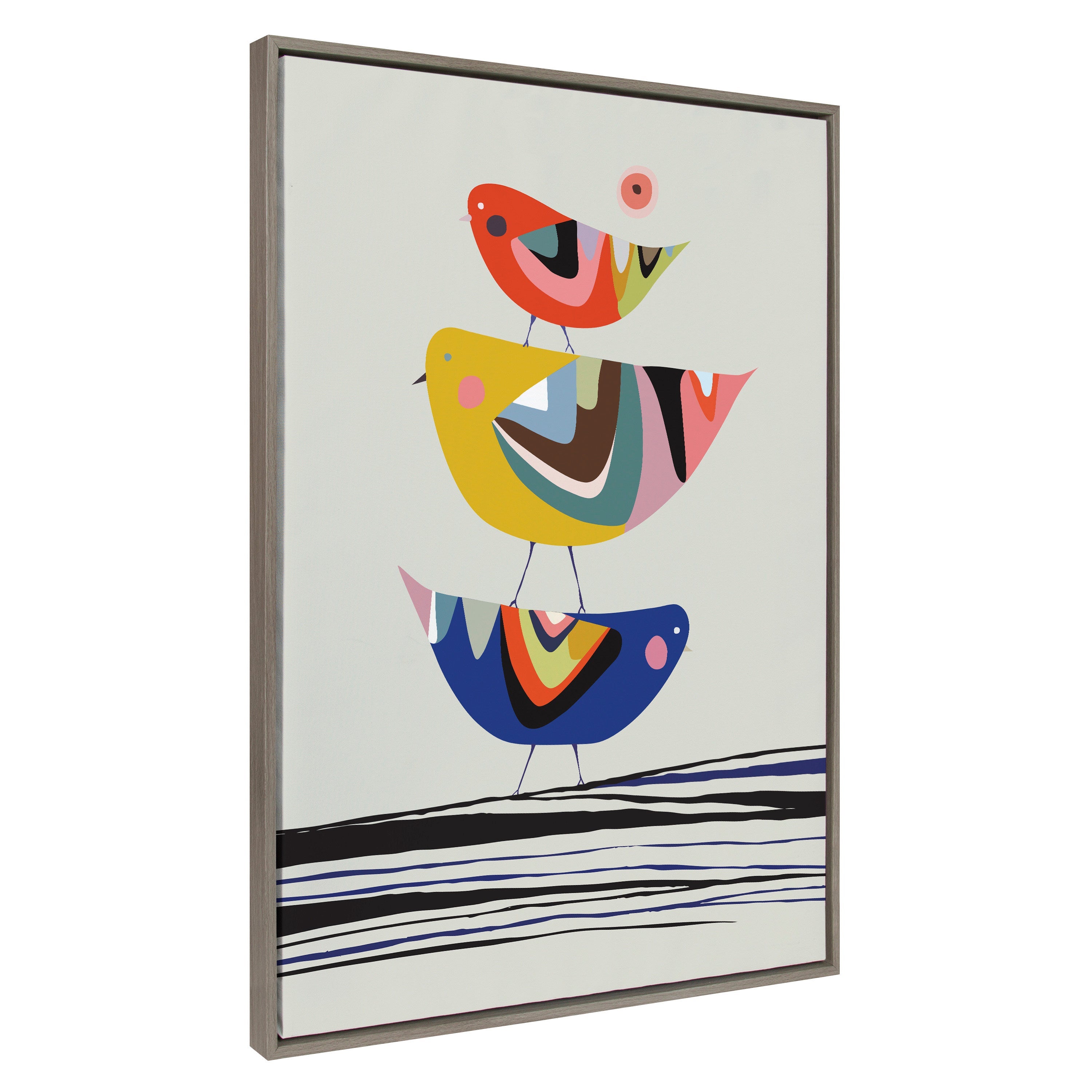 Sylvie The Family Tree Framed Canvas by Rachel Lee of My Dream Wall