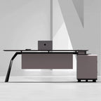 Zyner · Luxury L-Shaped Executive Desk