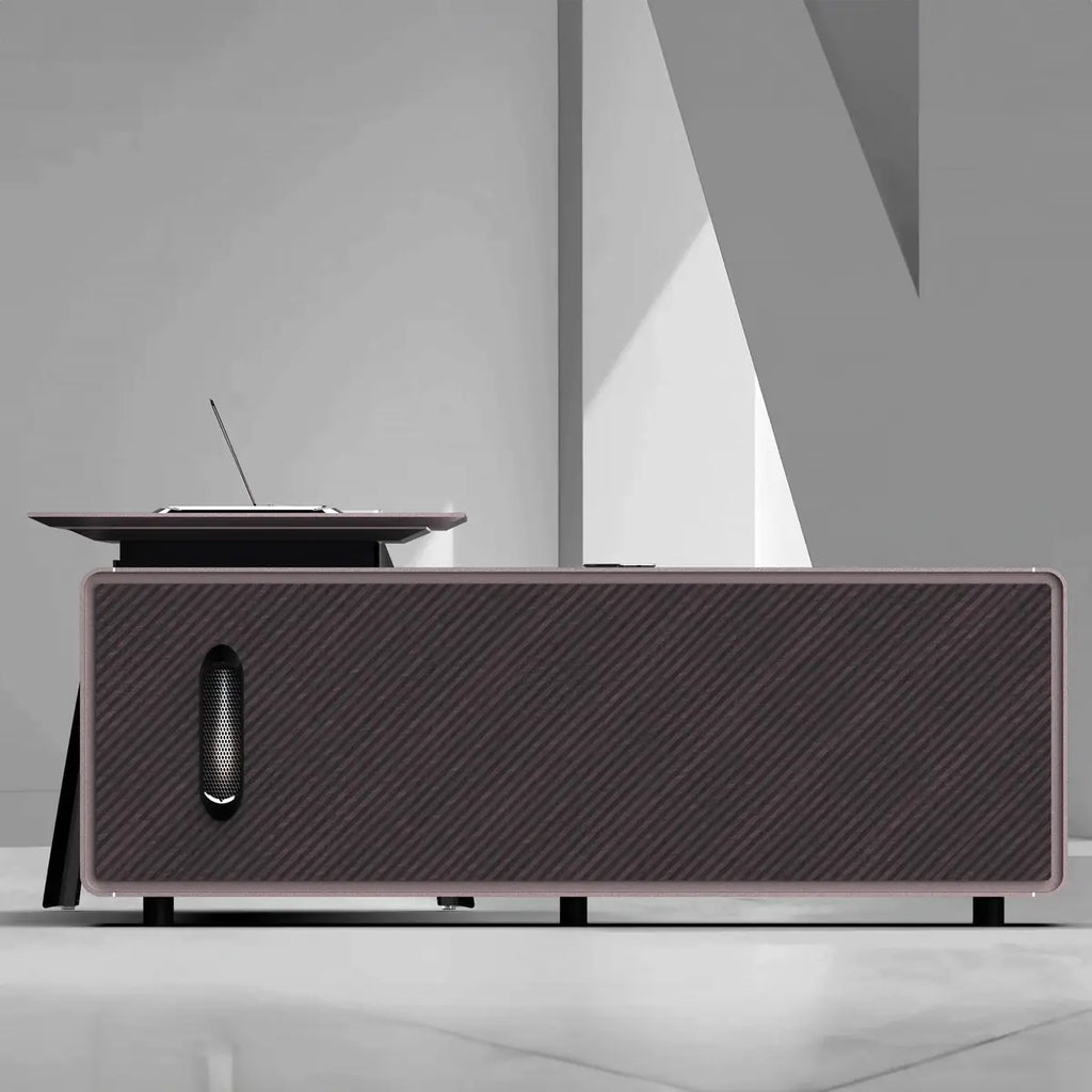 Zyner · Luxury L-Shaped Executive Desk