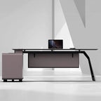 Zyner · Luxury L-Shaped Executive Desk