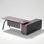 Zyner · Luxury L-Shaped Executive Desk