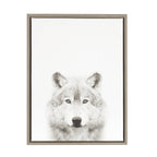Sylvie Wolf Framed Canvas by Simon Te Tai