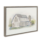 Sylvie Barn 2 Framed Canvas by Patricia Shaw