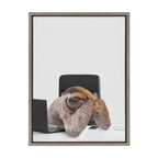 Sylvie Sam Director of Shipping Framed Canvas by The Creative Bunch Studio