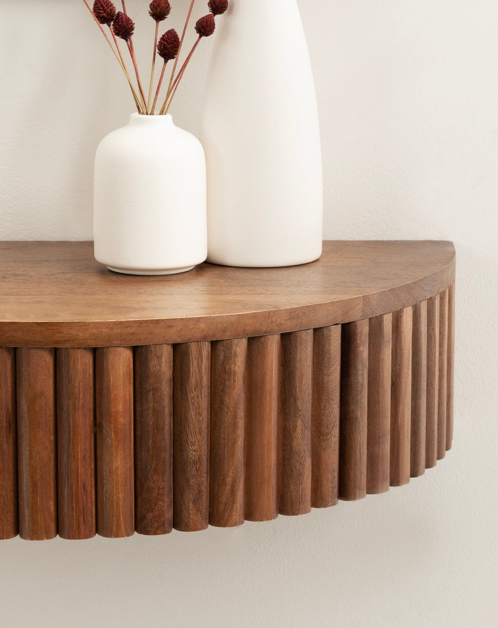 Reid Ribbed Floating Side Table