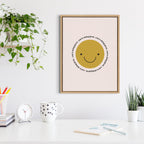 Sylvie Your Doing Great Framed Canvas by Duchess Plum