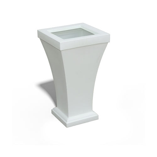 Mayne 5864-W Bordeaux Tall Planter - White