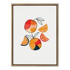 Sylvie Juicy Citrus Framed Canvas by Oris Eddu