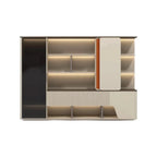 Harbord · Modern Office Shelves w/ Lighting, Storage