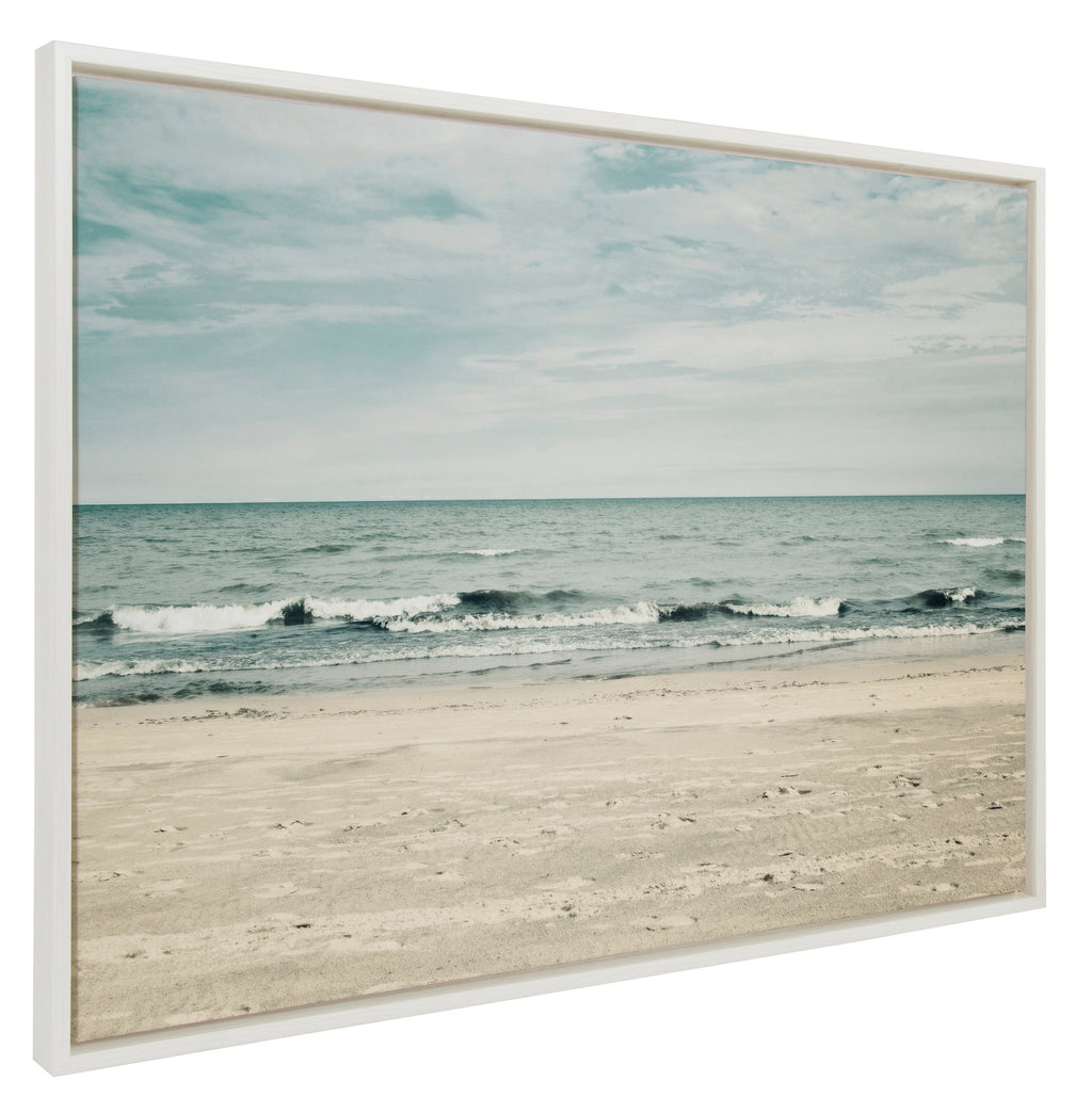 Sylvie Beach 2 Framed Canvas by Emiko and Mark Franzen of F2Images