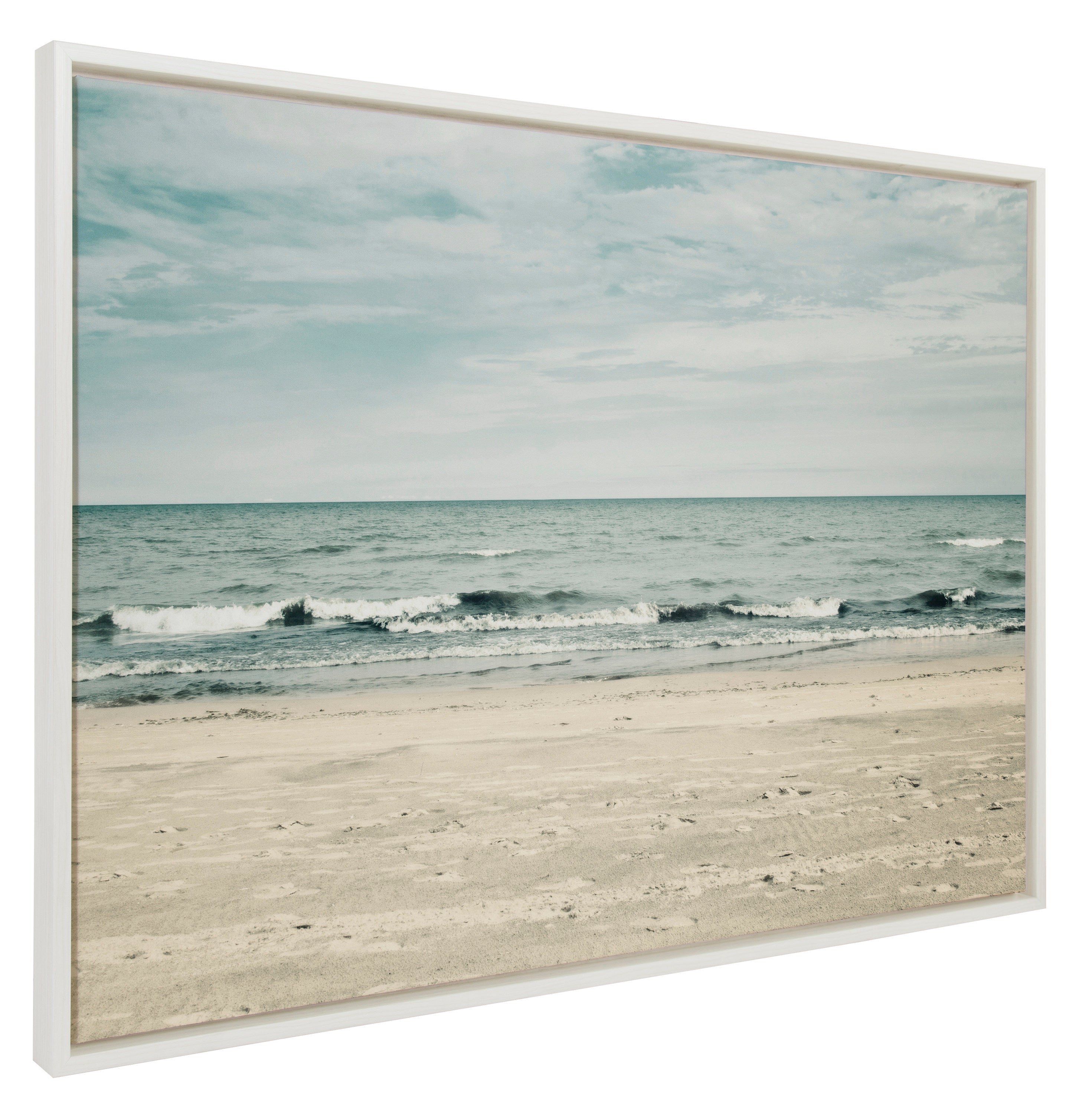 Sylvie Beach 2 Framed Canvas by Emiko and Mark Franzen of F2Images