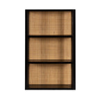 Ori Rattan/Wood Wall Shelf