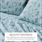 Watercolor Floral Sheet Set - Delia Collection