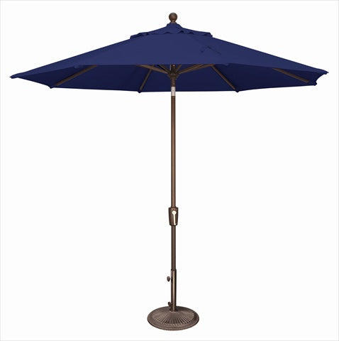 Simplyshade 9 Ft. Octagon Push Button Tilt Market Umbrella  Sky Blue