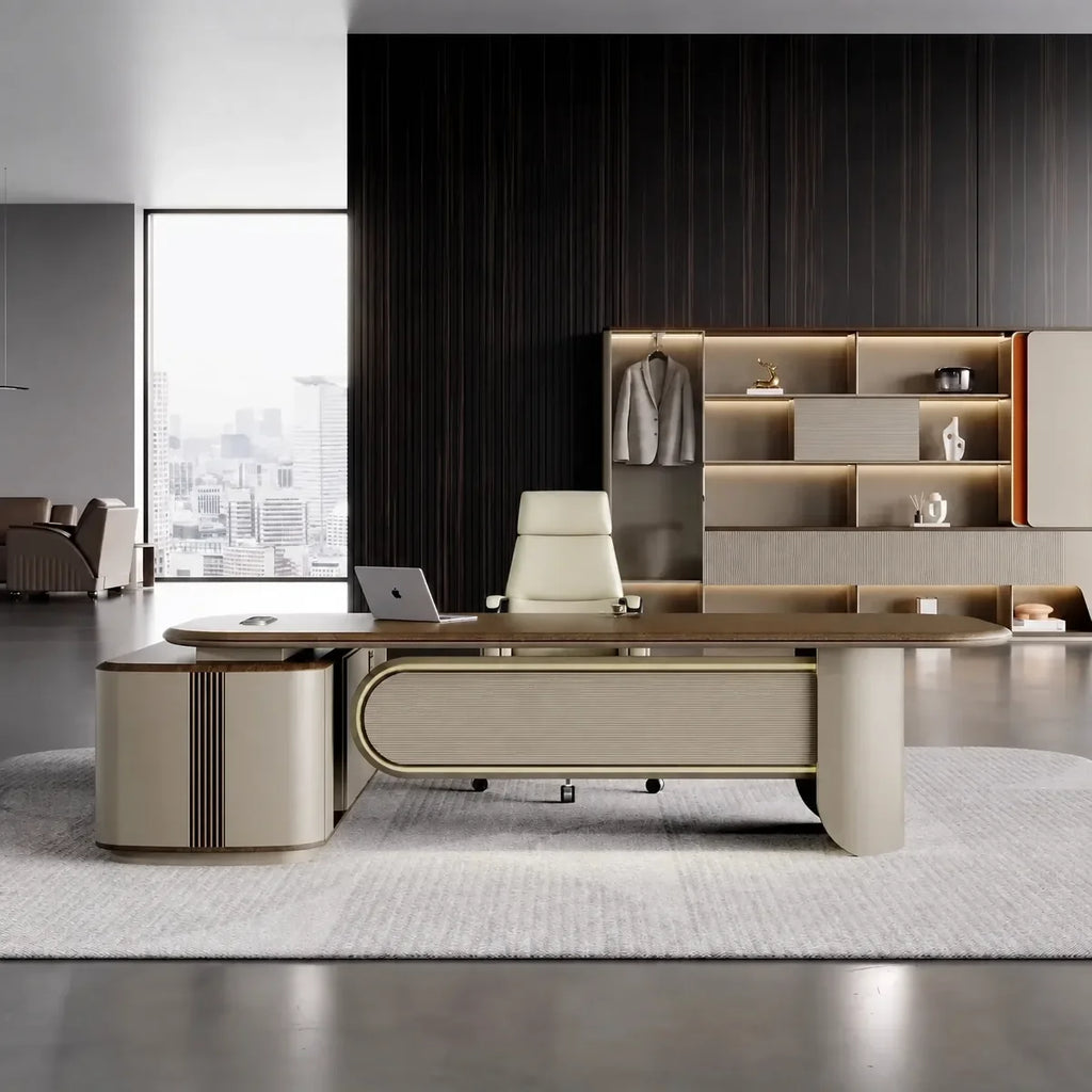 Secord · Modern L-Shaped Executive Desk