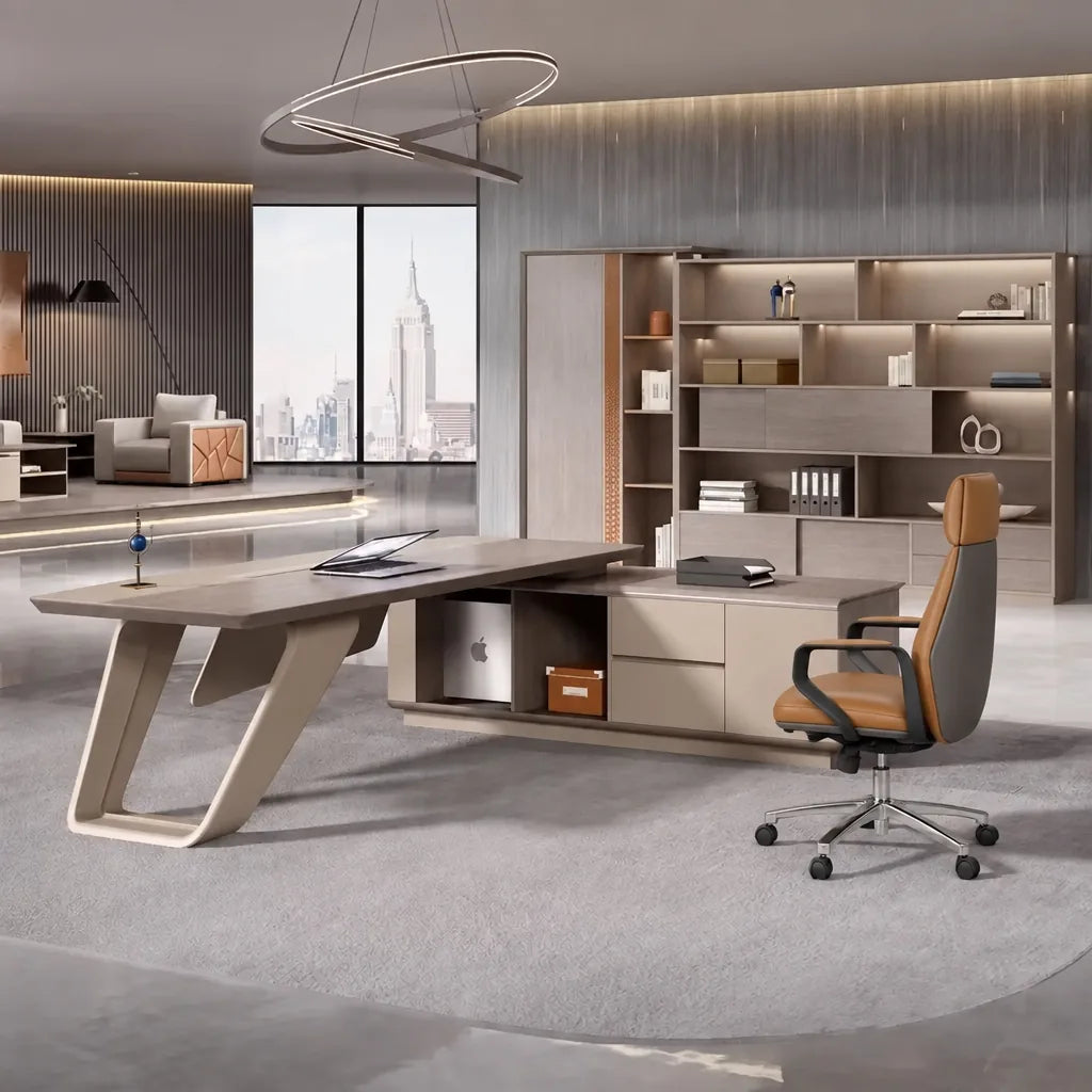 Seguin · Modern L-Shaped Executive Desk