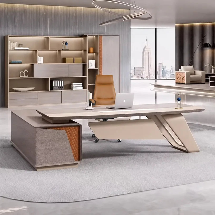 Seguin · Modern L-Shaped Executive Desk