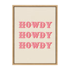 Sylvie Howdy Framed Canvas by Tània García