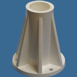 Saftron Sb-F-T 6 In. Surface Mount For Pool And Spa- Rails And Ladders Taupe