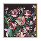 Sylvie Flowers Framed Canvas by Inkheart Designs