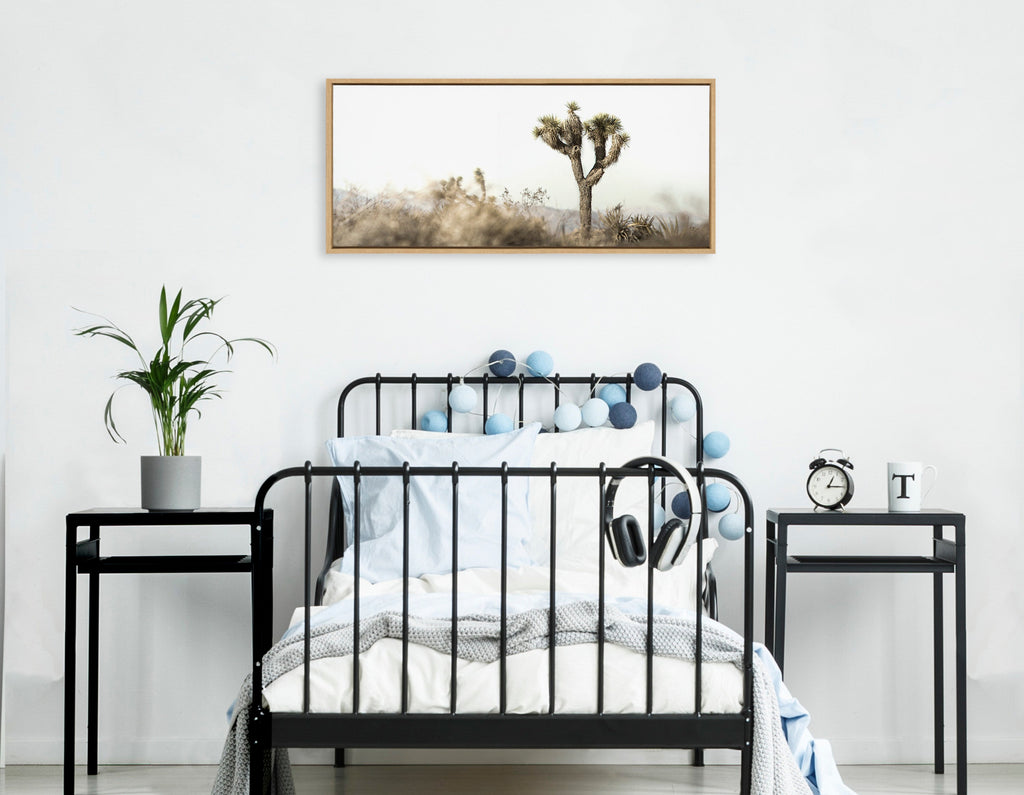 Sylvie Joshua Tree Landscape Framed Canvas by Saint and Sailor Studios
