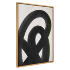 Sylvie Japandi 12 Black Framed Canvas by Rocket Jack