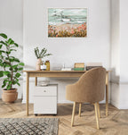 Sylvie Landscape 09 Beach Framed Canvas by Annie Quigley
