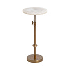 Engles Adjustable Marble Table and Plant Stand
