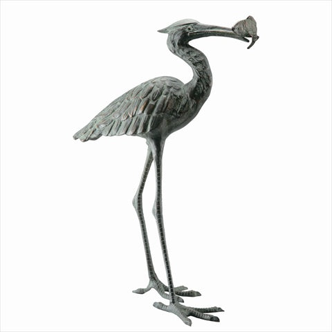 Spi Home 50606 Garden Single Crane Eating Fis
