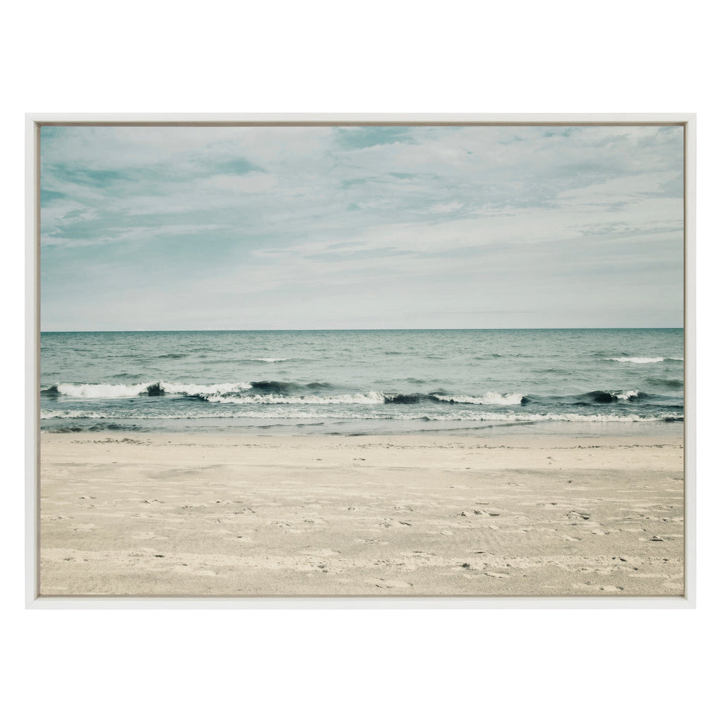 Sylvie Beach 2 Framed Canvas by Emiko and Mark Franzen of F2Images