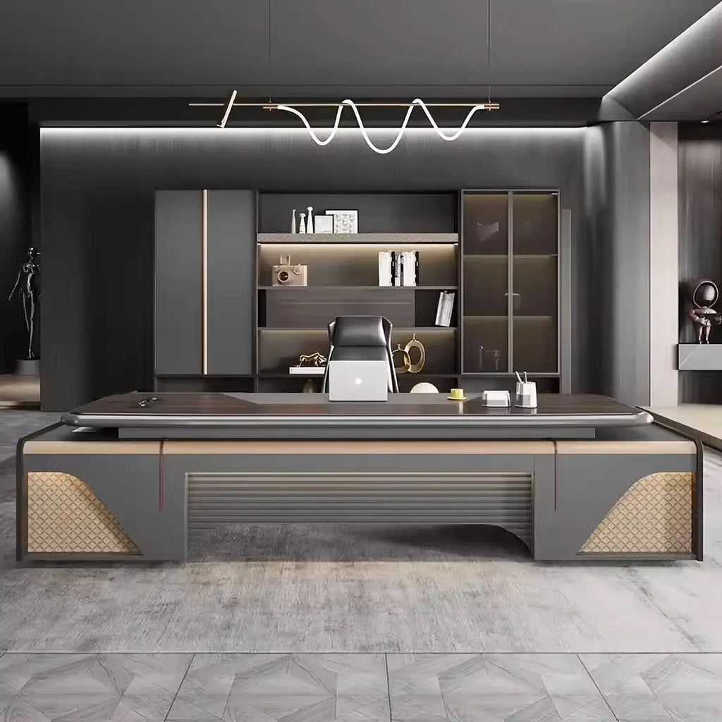 Stellan · Modern L-Shaped Executive Desk
