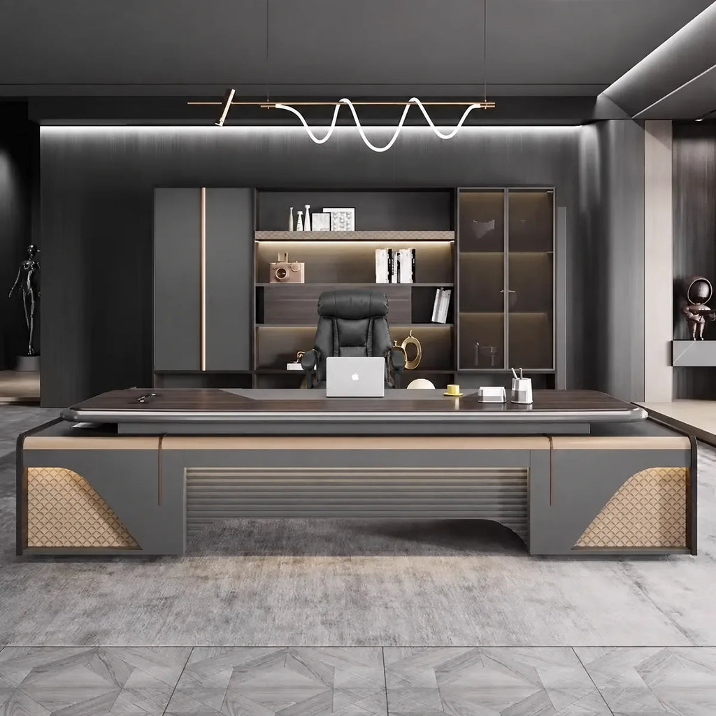 Stellan · Modern L-Shaped Executive Desk