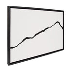 Sylvie Elevated Abstract Minimalist Mountain Landscape Framed Canvas by The Creative Bunch Studio