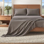 Cotton Solid Flannel Sheet - Nordic Collection