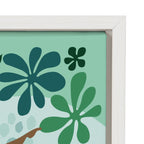 Sylvie Mid Century Modern Girl Friends Framed Canvas by Rachel Lee of My Dream Wall