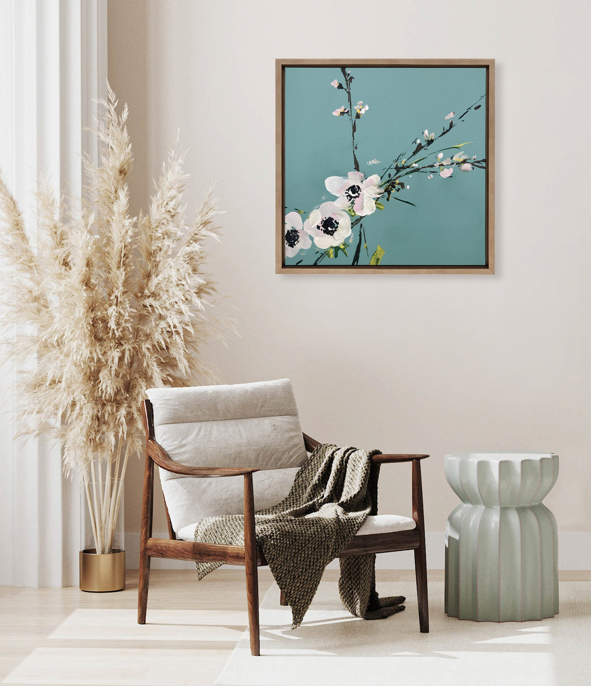 Sylvie It Could Have Gone Two Ways They Said Framed Canvas by Emma Daisy