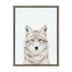 Sylvie Wolf Portrait Framed Canvas by Amy Peterson Art Studio